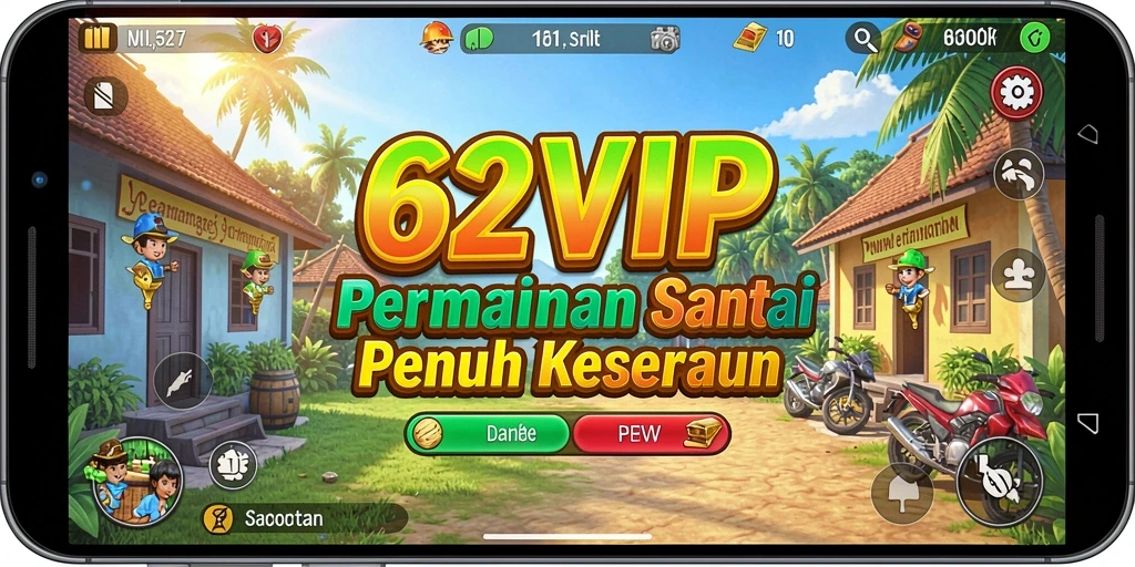 Tangkapan layar dari gameplay menarik 62VIP yang menyenangkan.