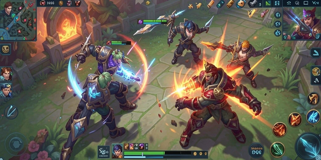 Tampilan seru gameplay <strong>8364</strong> dengan pertarungan tim yang dinamis.