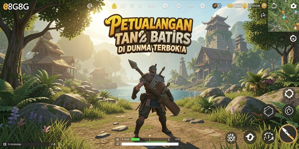 Tampilan gameplay Open World 8G8G yang menakjubkan dan imersif.