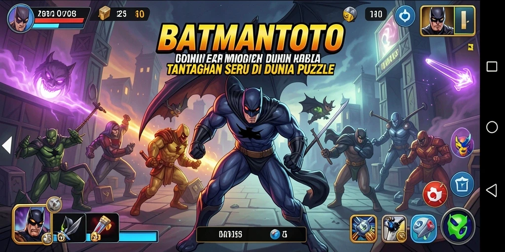 Tampilan menarik dan gameplay menantang di BATMANTOTO.