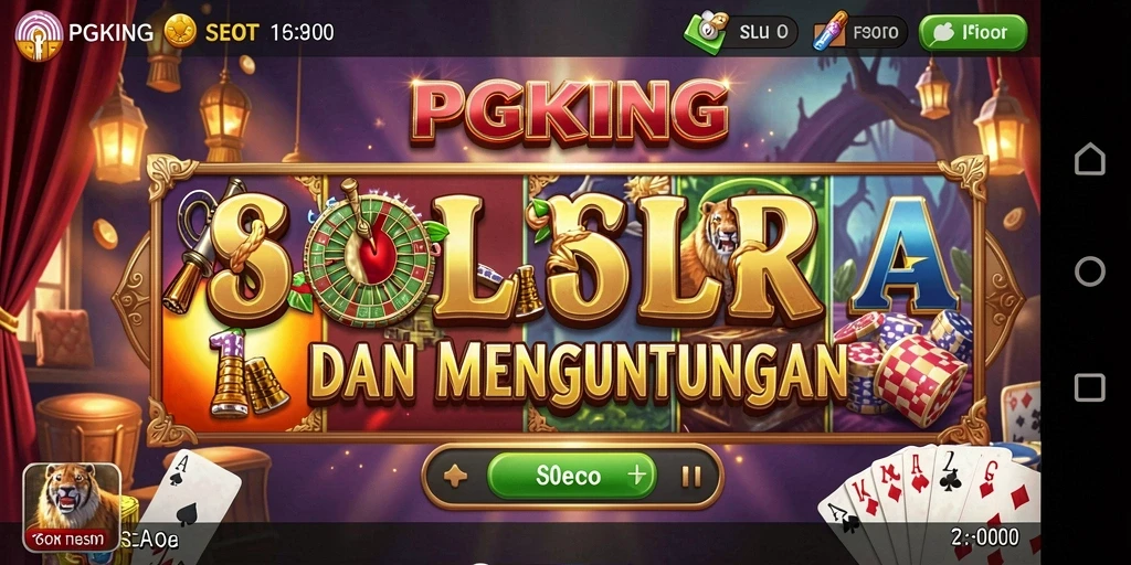 Tampilan gameplay PGKING yang interaktif dan menarik.