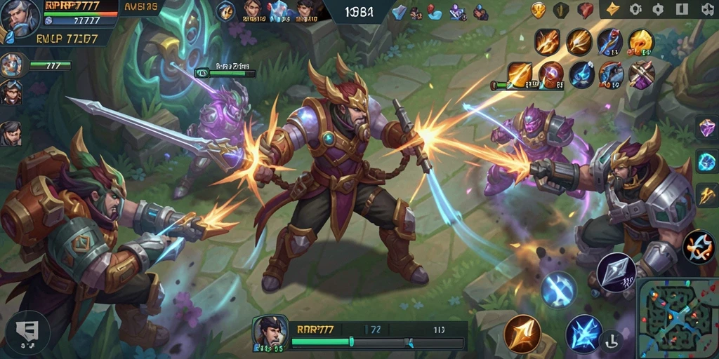 Tampilan seru dari gameplay RPRP777 yang penuh aksi dan strategi.