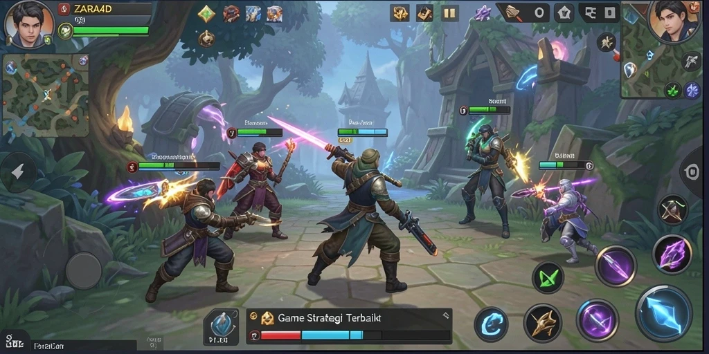 Tampilan gameplay menarik dan dinamis di ZARA4D.